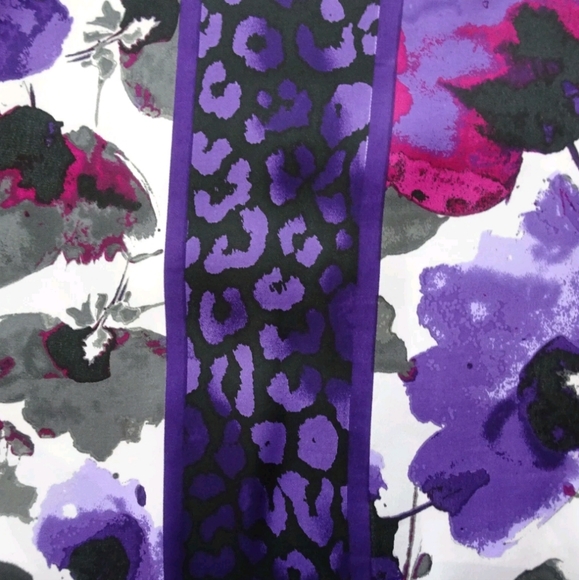 💜Express Women Cami Top Spaghetti Straps V-Neck Floral Leopard💜Size M💜 - Picture 7 of 12